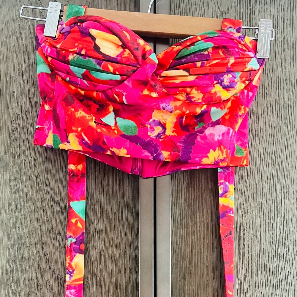 Colorful Floral Print Top